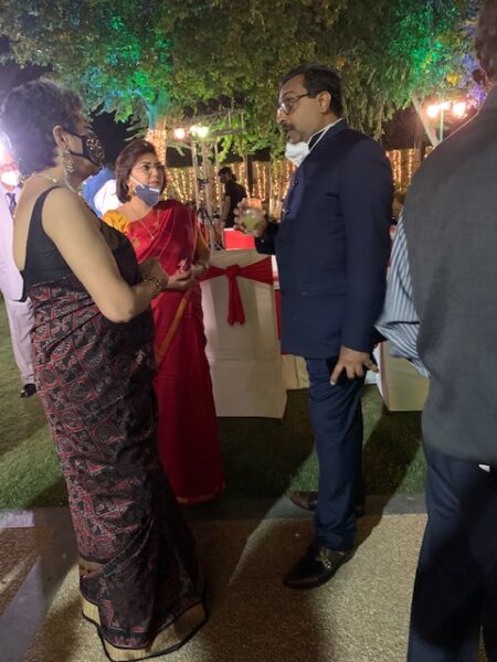33. Dr. Sumi Gupta With Former Nat. Gen. Secretary, BJP, Member, National Exec,RSS-Shri Ram Madhav and Vice President, ICUNR-Mrs. Ratan Kaul