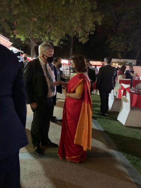 38. Dr. Sumi Gupta with H.E. Mr Donald Heflin (US Ambassador)