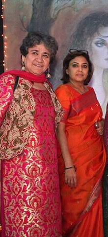 60. Dr. Sumi Gupta With Mrs. Ratan Kaul Ji