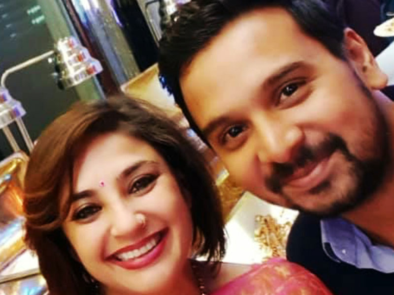 Dr Sumi Gupta with Actor Namit Das